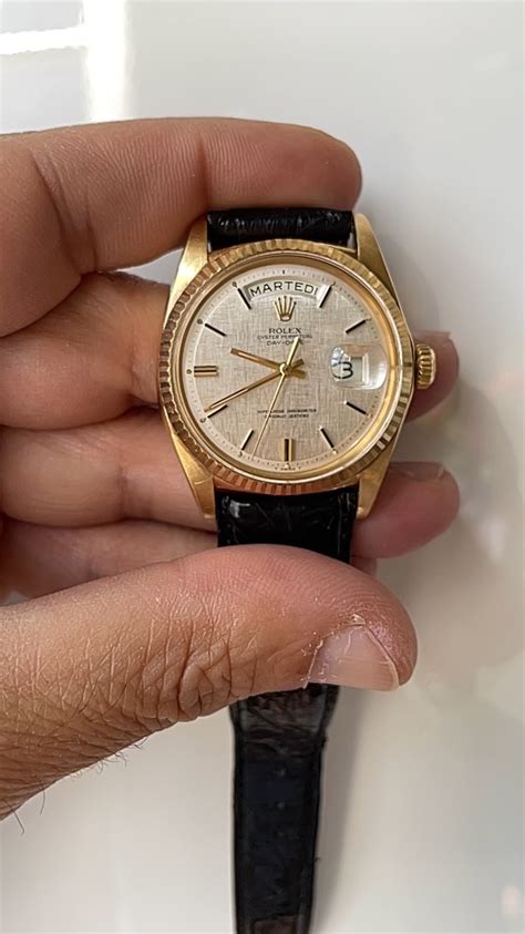 vendo dial rolex site orologi.forumfree.it|Vendo Rolex 1803 linen dial .